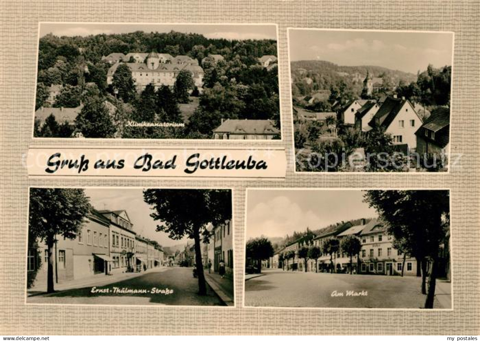 73031810 Bad Gottleuba-Berggiesshuebel Kliniksanatorium Markt Ernst Thaelmann St - Bad Gottleuba-Berggiesshuebel