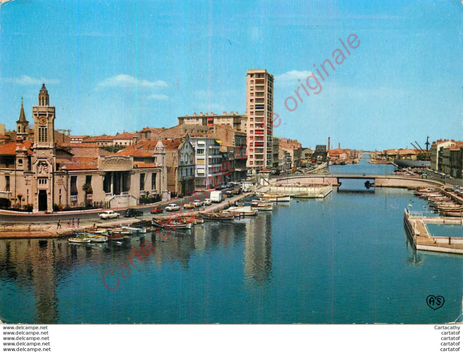 34.  SETE . La Chambre De Commerce Et Le Canal . - Sete (Cette)