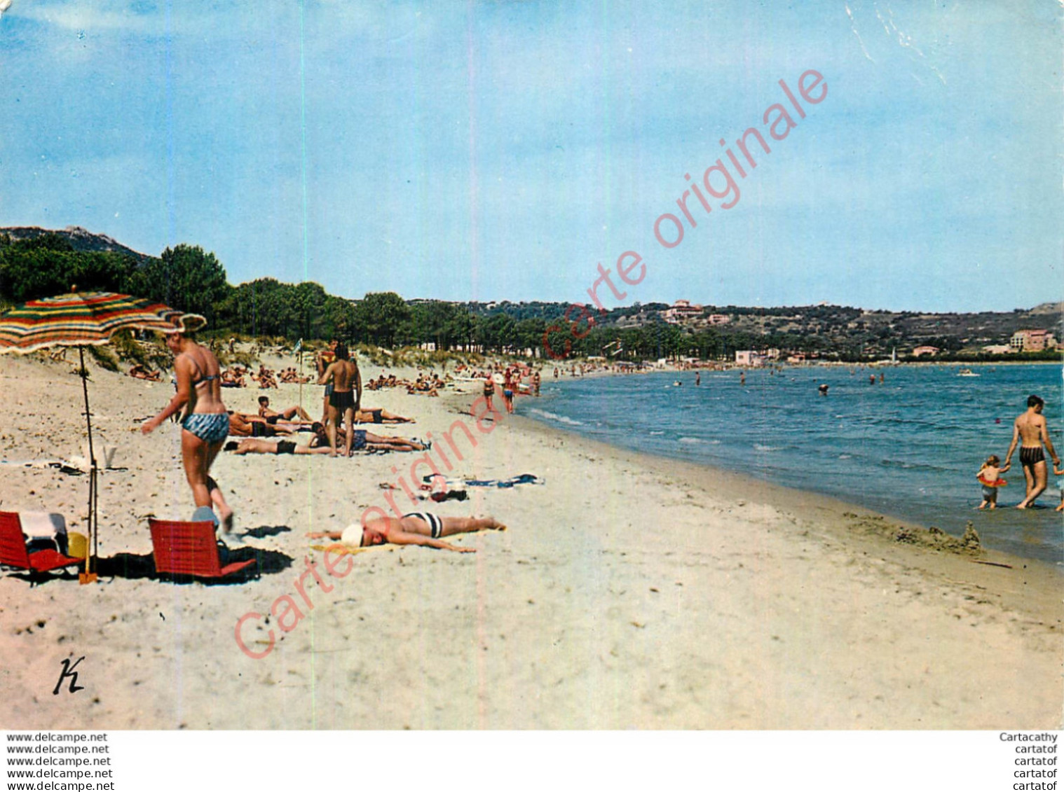 20.  CALVI .  La Plage Du Club Olympique . - Calvi