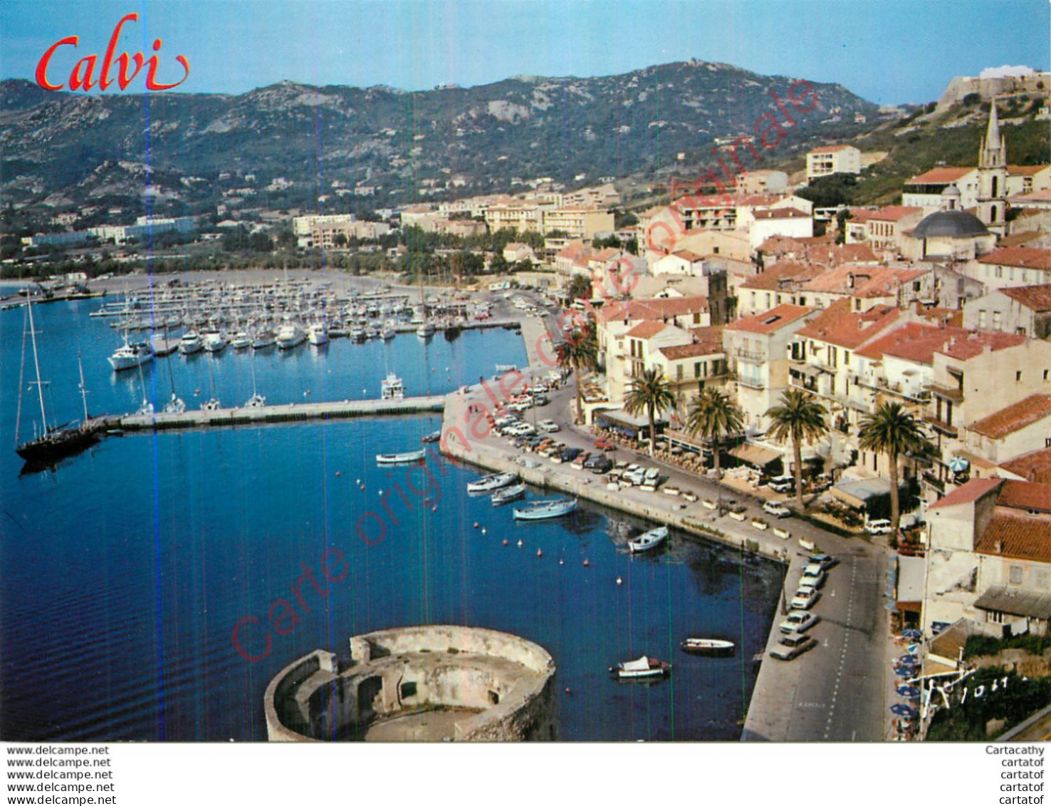 20.  CALVI .   Vue Sur Le Port Et Les Quais . - Calvi