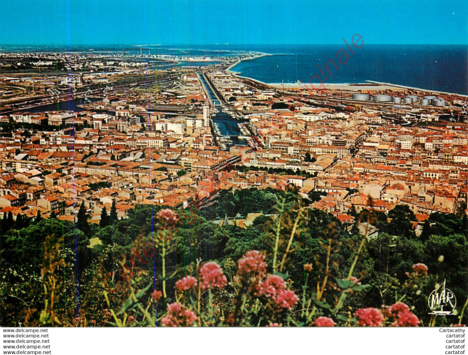 34.  SETE .  Vue Générale Prise Du MOnt St-Clair . - Sete (Cette)