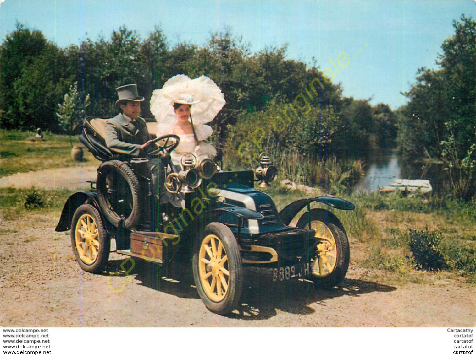 PHAETON PEUGEOT Monocylindre 1904 .  A LA CONQUETE DES ROUTES . - Toerisme