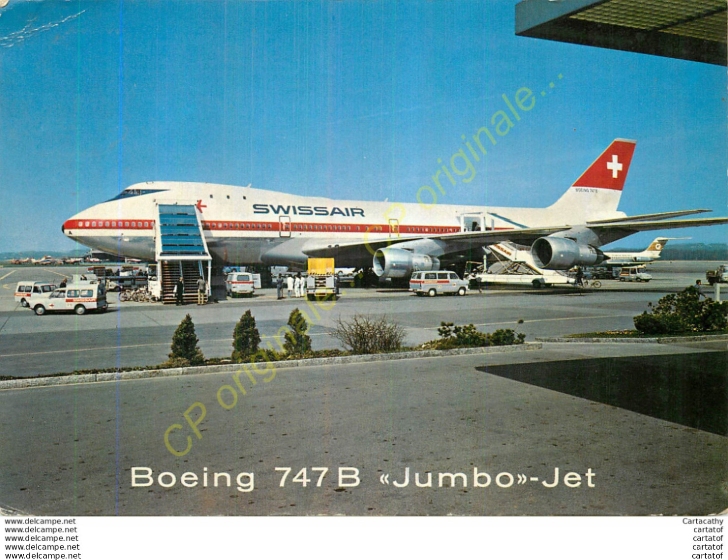 Avion  BOEING 747B Jumbo-Jet . SWISSAIR . - 1946-....: Modern Tijdperk