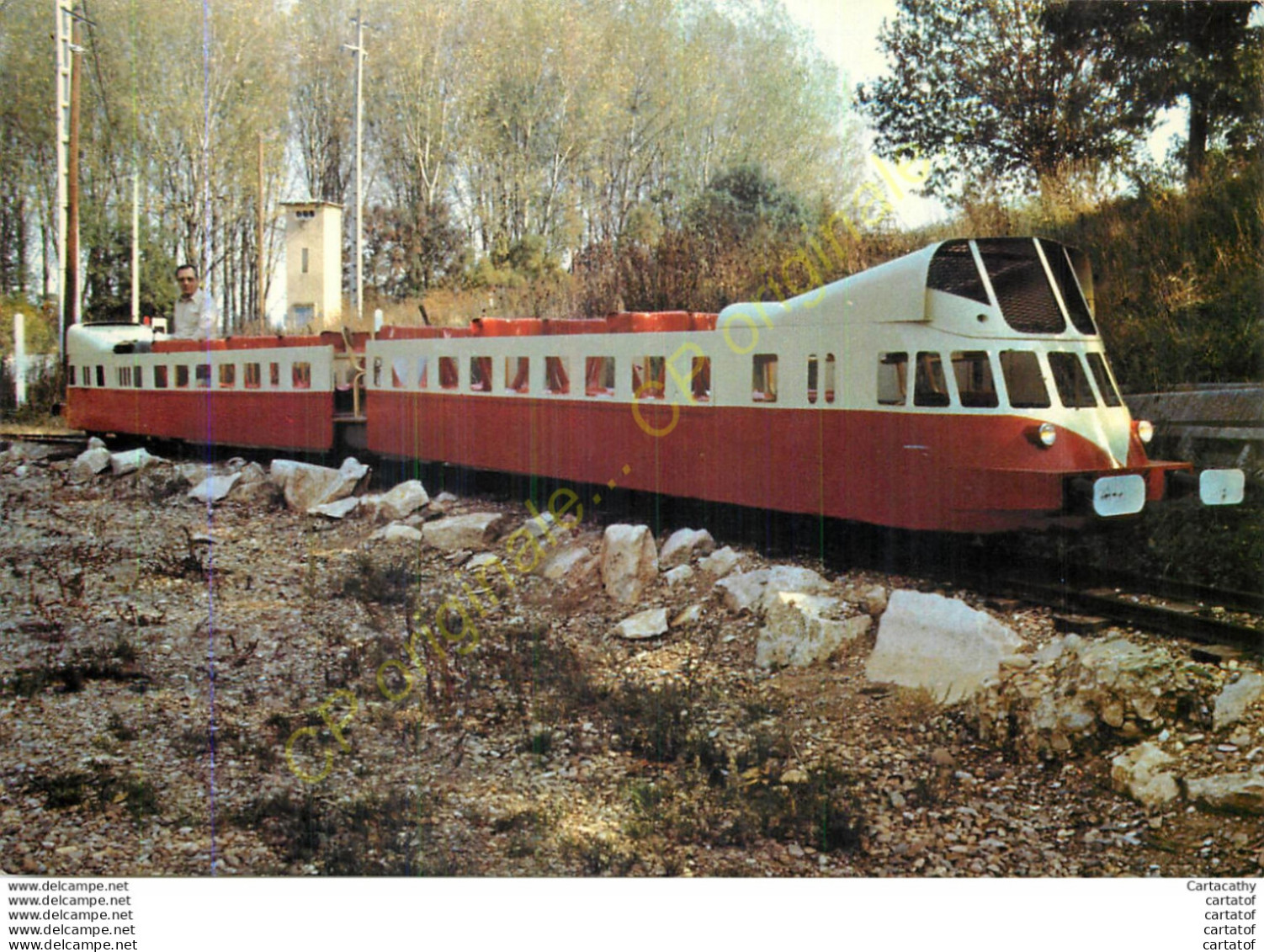 Chemin De Fer Touristique D'ANSE .  Autorail . Reproduction Au 1/4 Du Modèle X 131 De La SNCF . - Autres & Non Classés