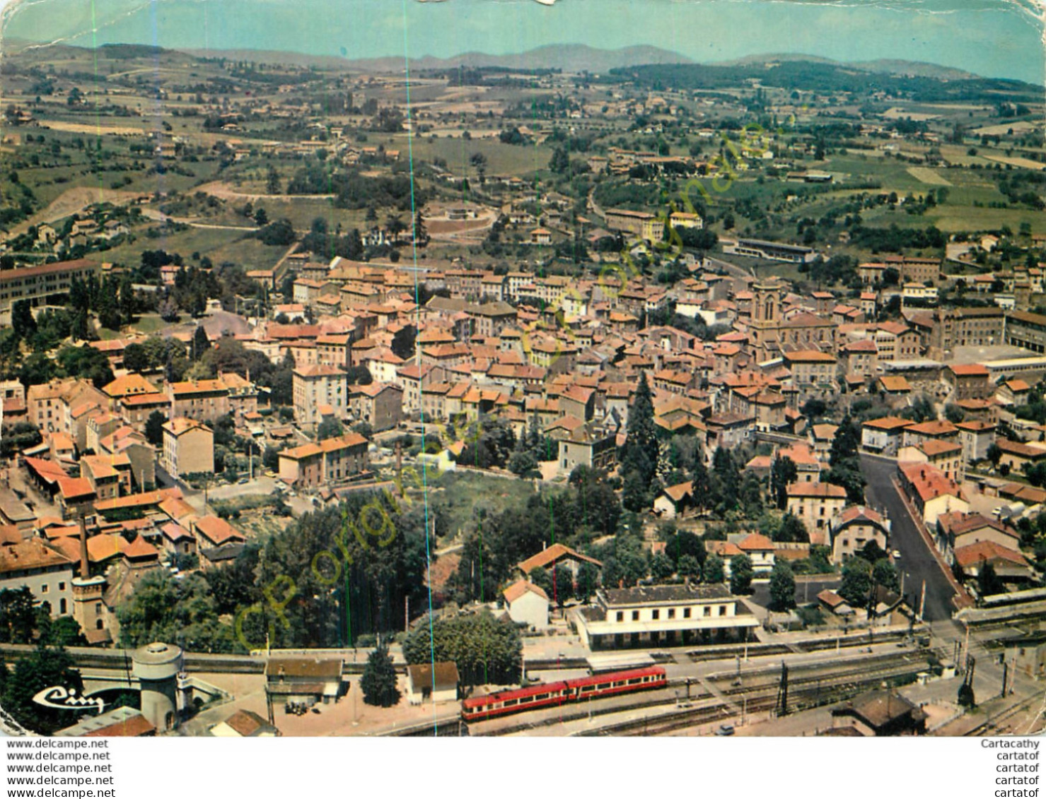 69.  L'ARBRESLE . Vue Générale Aérienne . - L'Abresle