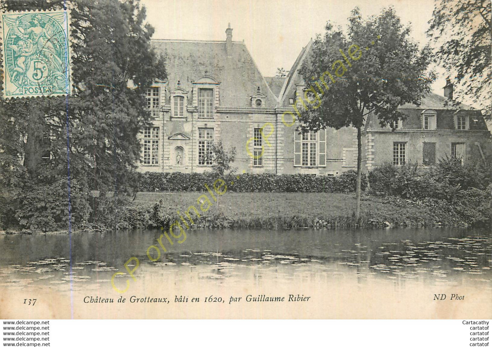 41.   Château De GROTTEAUX . - Andere & Zonder Classificatie