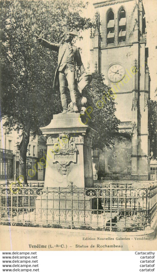 41.  VENDOME . Statue De Rochambeau . - Vendome