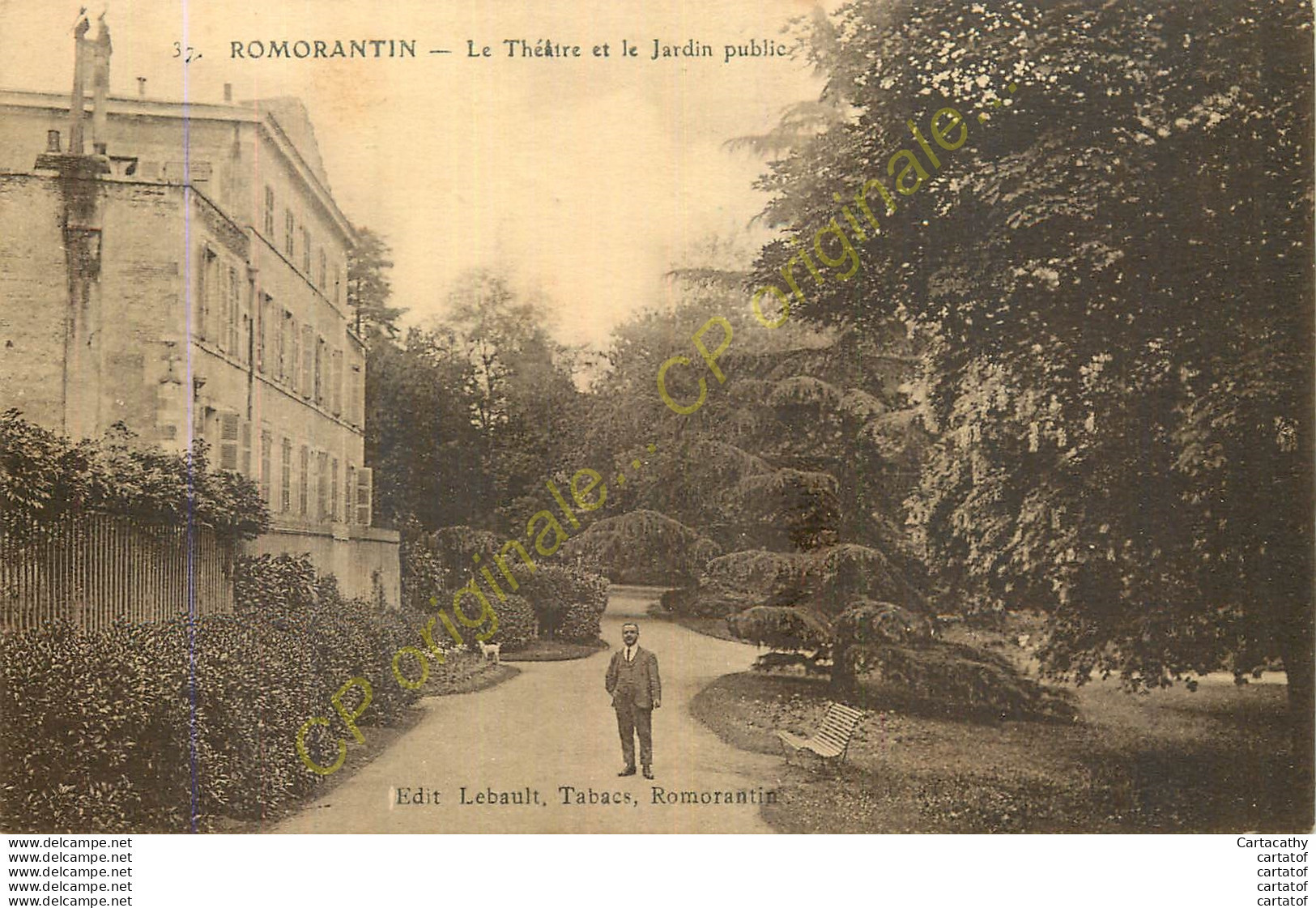 41.   ROMORANTIN .  Le Théatre Et Le Jardin Public . - Romorantin