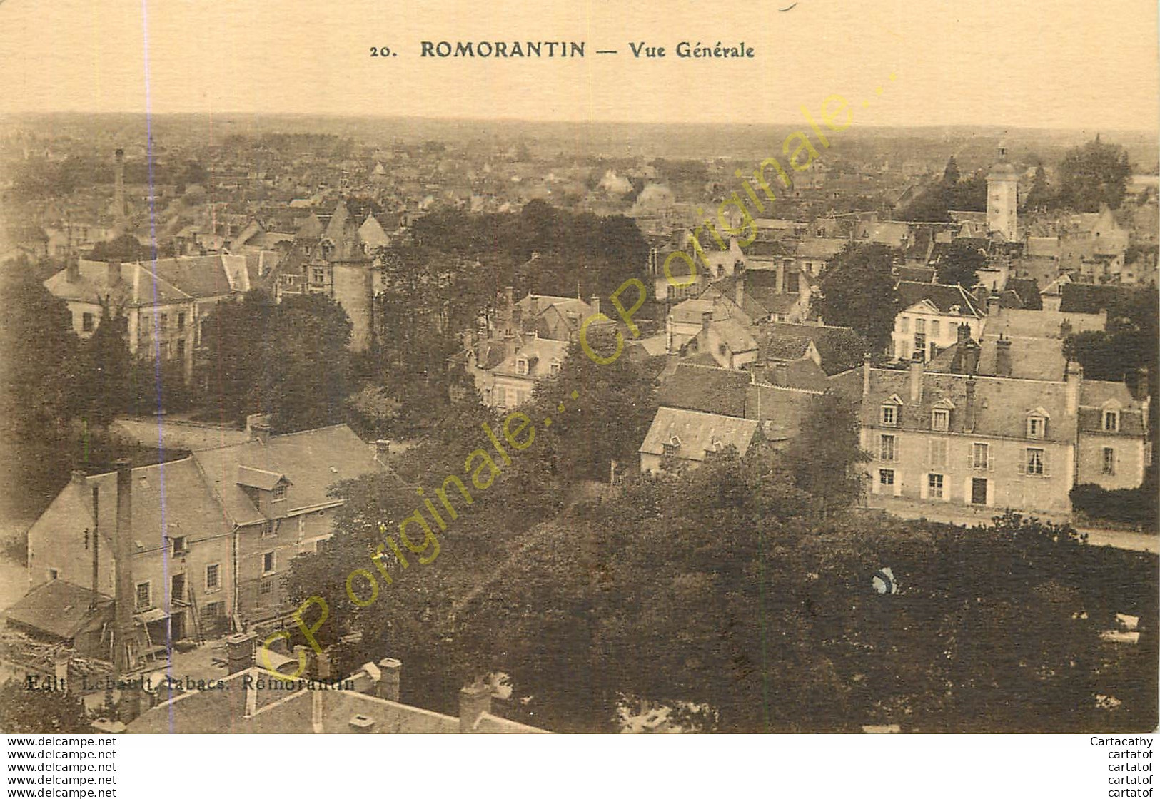 41.   ROMORANTIN .  Vue Générale . - Romorantin