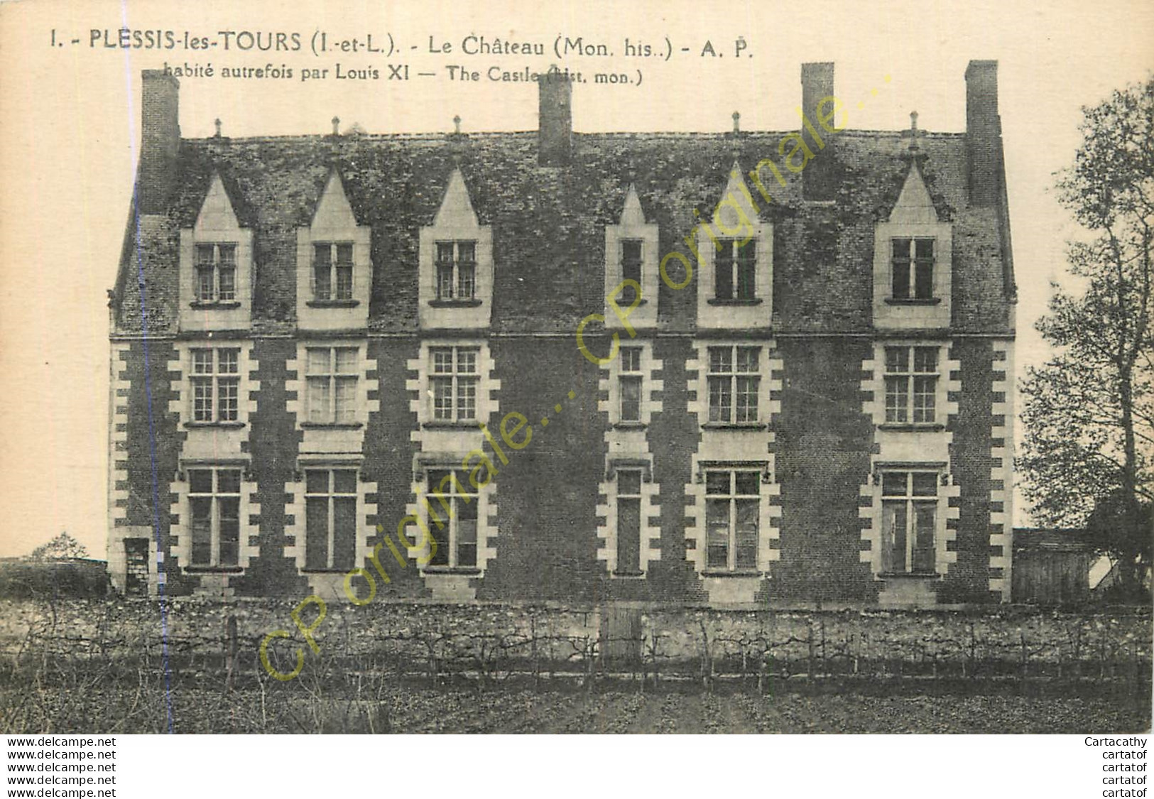 37. PLESSIS LES TOURS .  Le Château . - Other & Unclassified