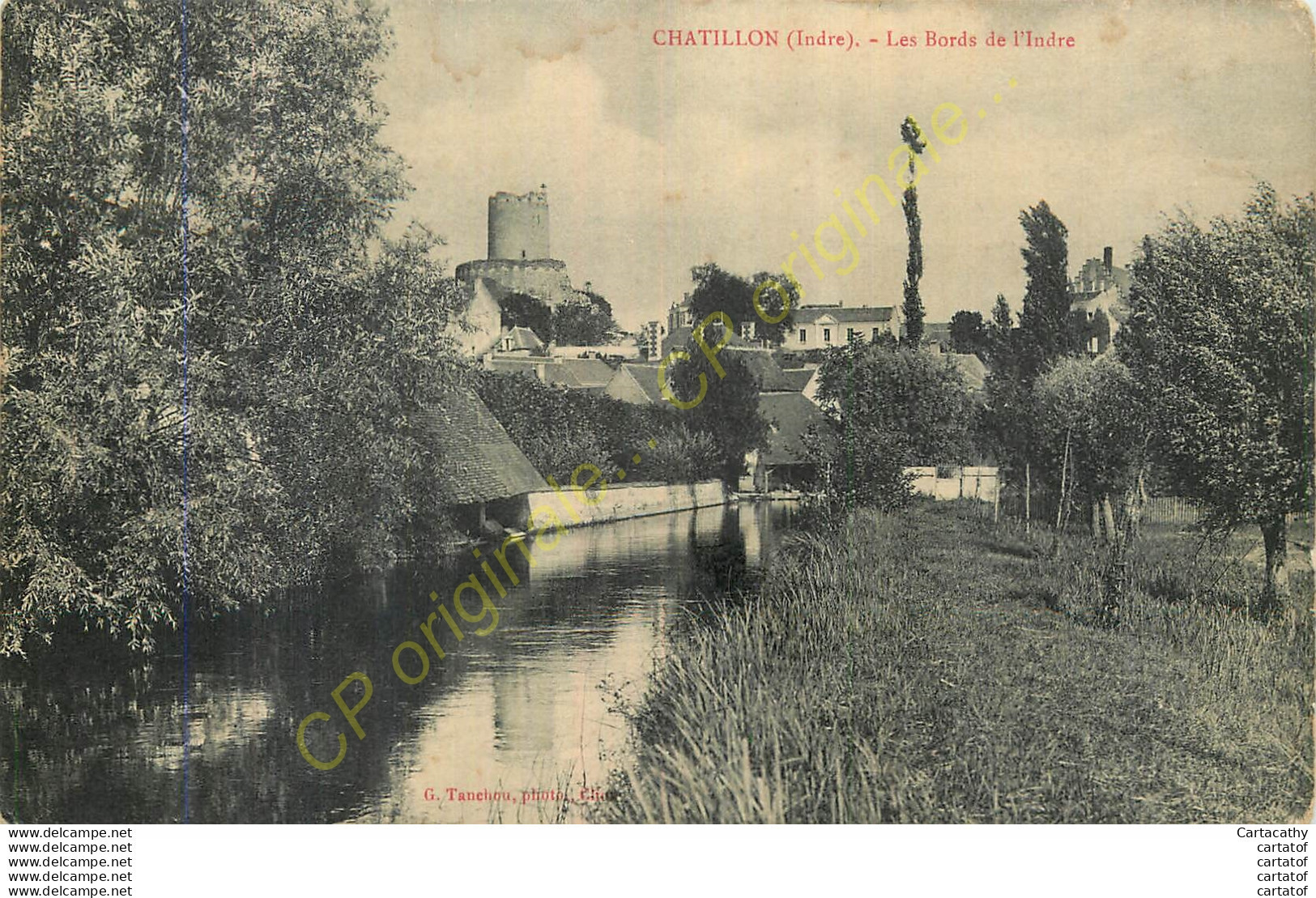 36.  CHATILLON .  Les Bords De L'Indre . - Other & Unclassified
