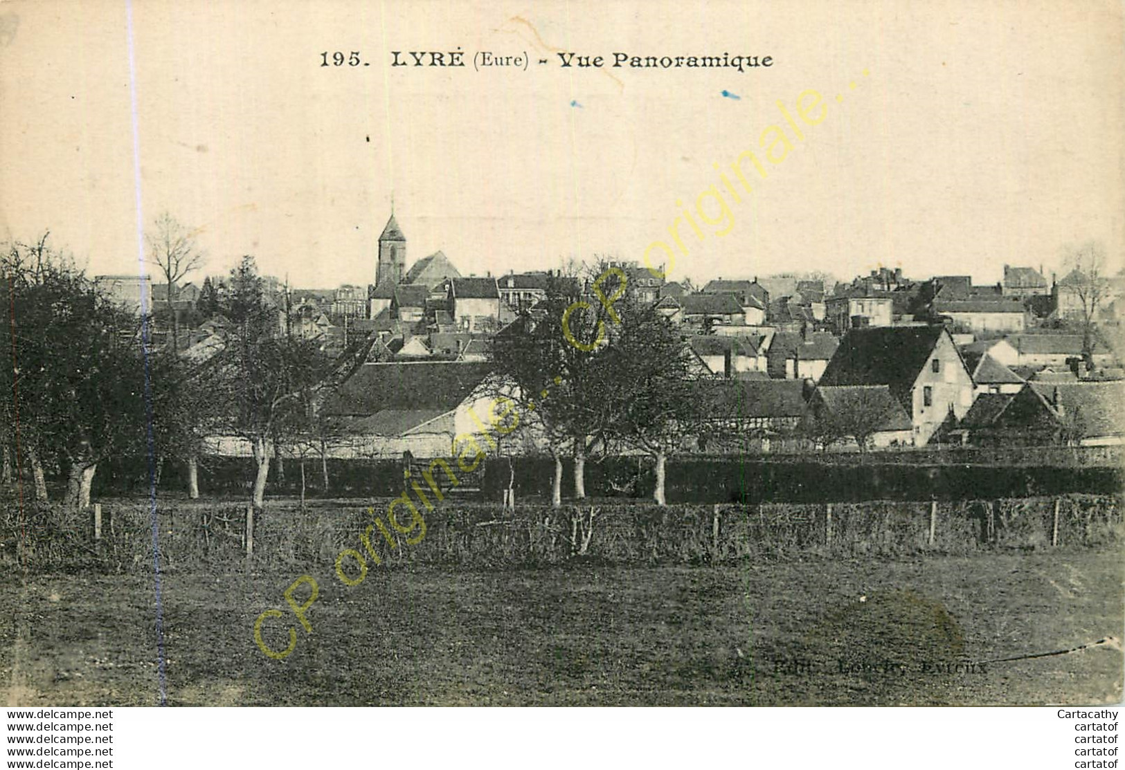 27.  LYRE .  Vue Panoramique . - Autres & Non Classés