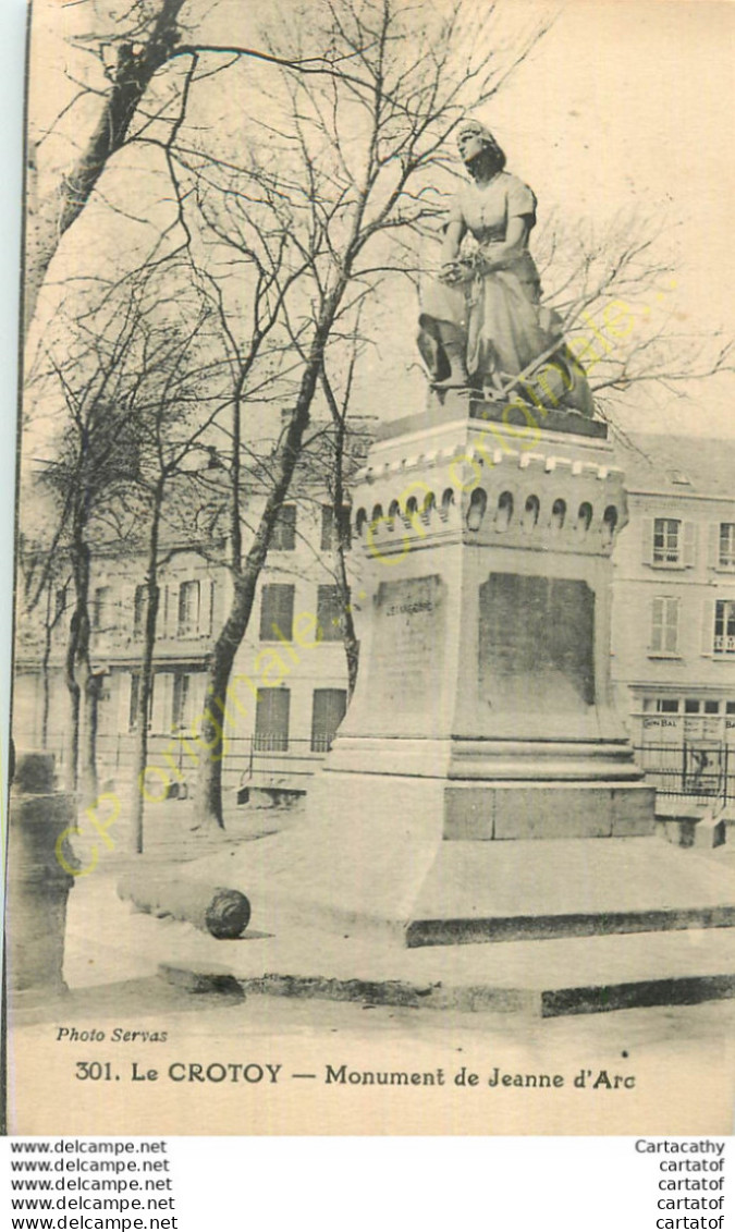 80.  LE CROTOY .  Monument De Jeanne D'Arc . - Le Crotoy