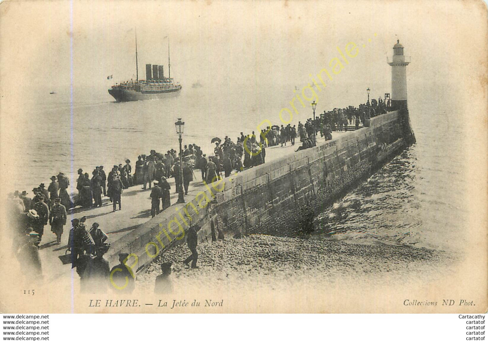 76.  LE HAVRE .  La Jetée Du Nord . - Unclassified