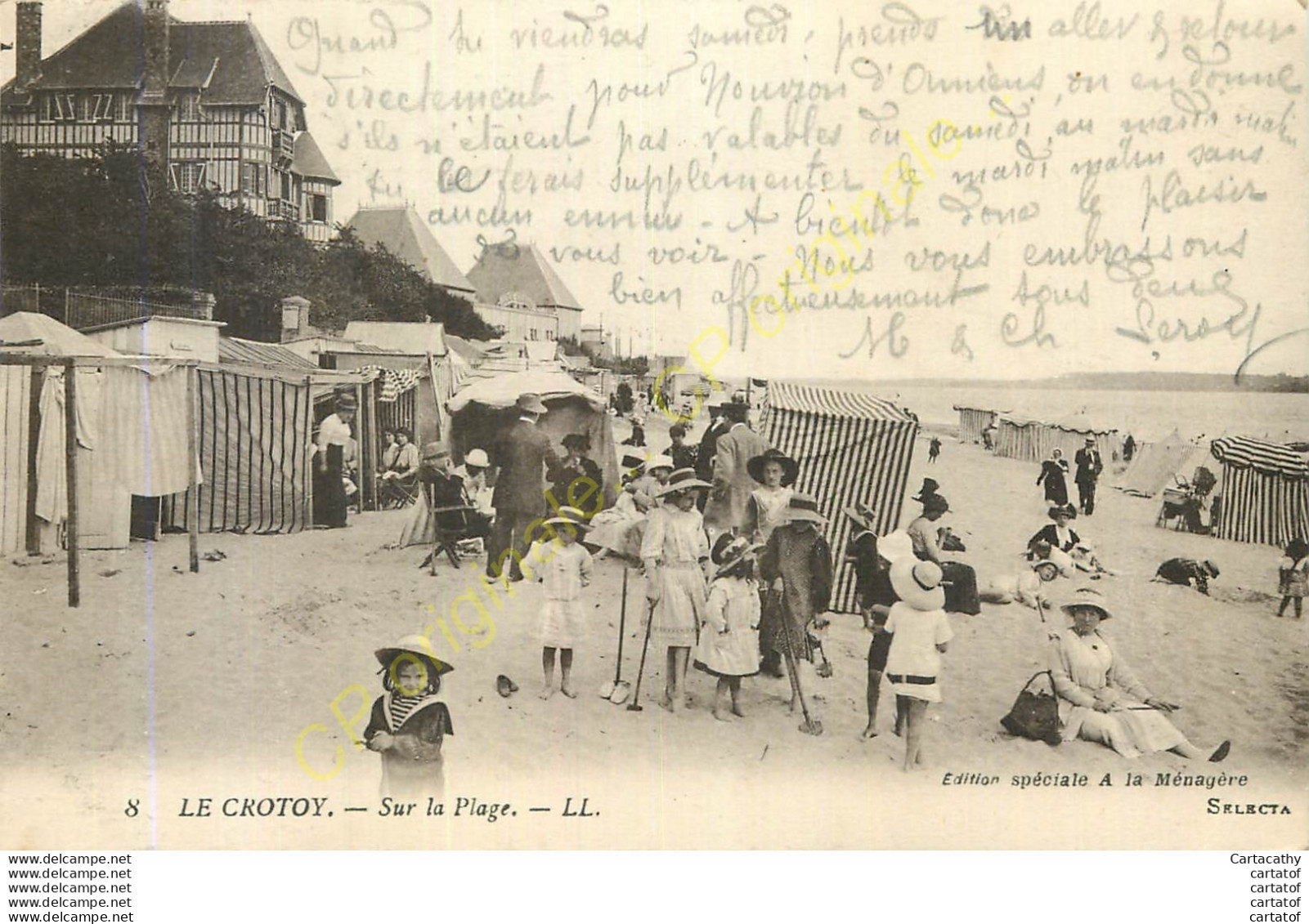 80.  LE CROTOY .  Sur La Plage . - Le Crotoy