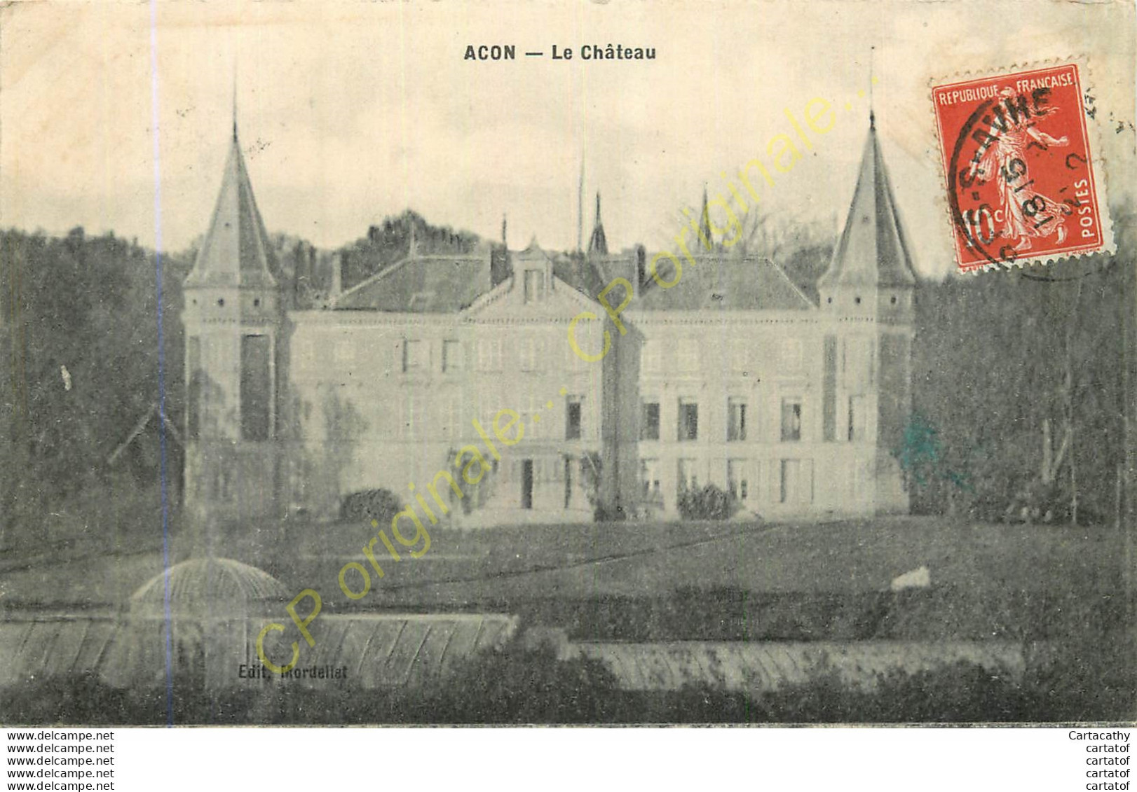 27.  ACON .   Le Château . - Otros & Sin Clasificación