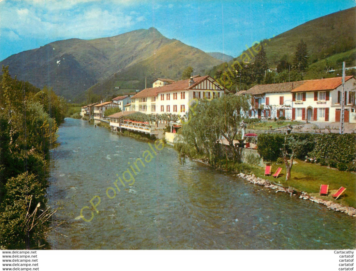 64.  SAINT ETIENNE DE BAIGORRY .  La Nive Et L'Hôtel Arcé . - Saint Etienne De Baigorry