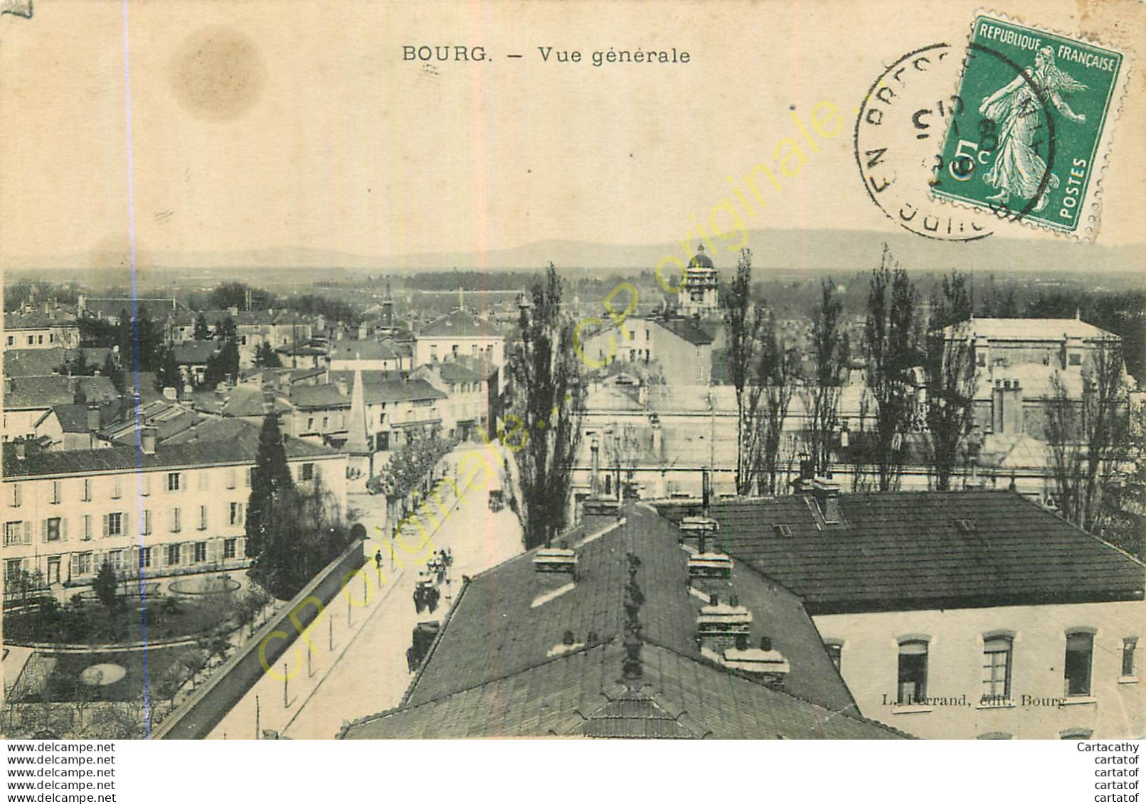 01.  BOURG .  Vue Générale . - Otros & Sin Clasificación