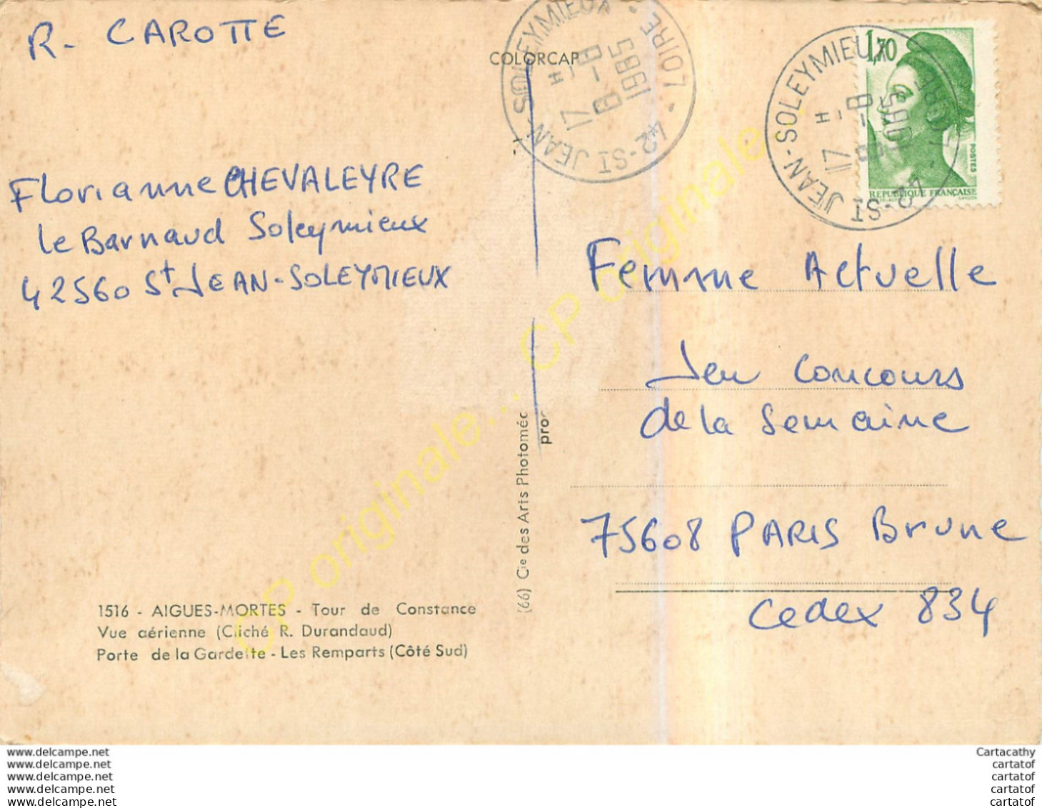 30.  AIGUES MORTES .  CP Multivues . - Aigues-Mortes