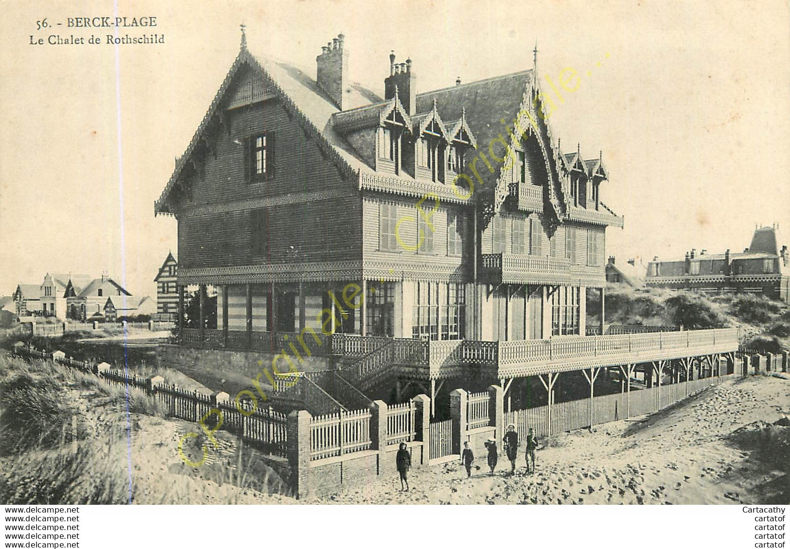 62.  BERCK PLAGE .  Le Chalet De Rothschild . - Berck