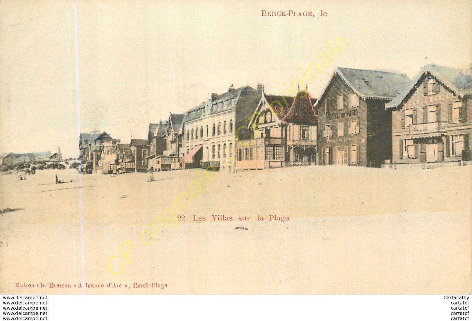 62.  BERCK PLAGE .  Les Villas Sur La Plage . - Berck