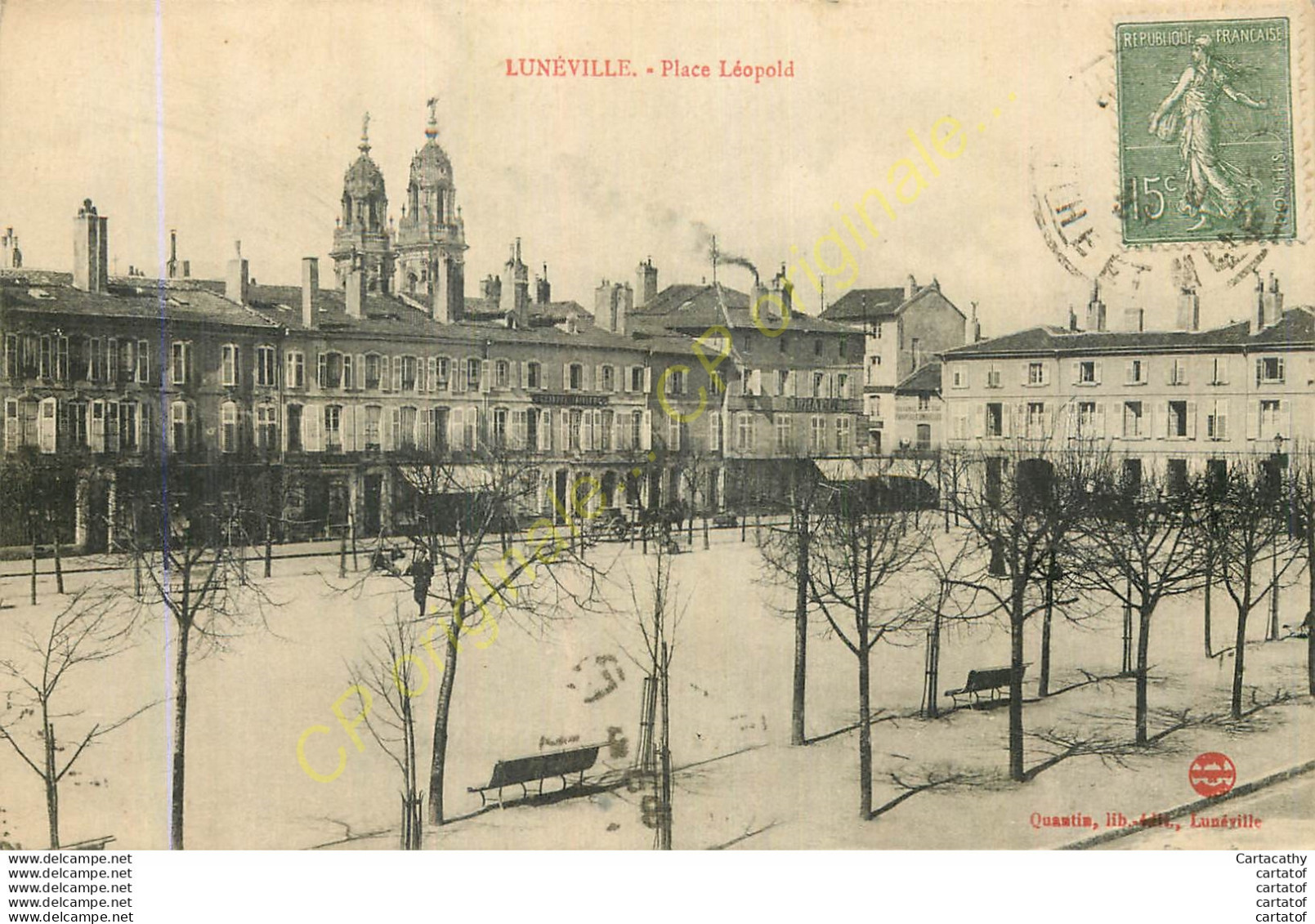 54.  LUNEVILLE . Place Léopold . - Luneville