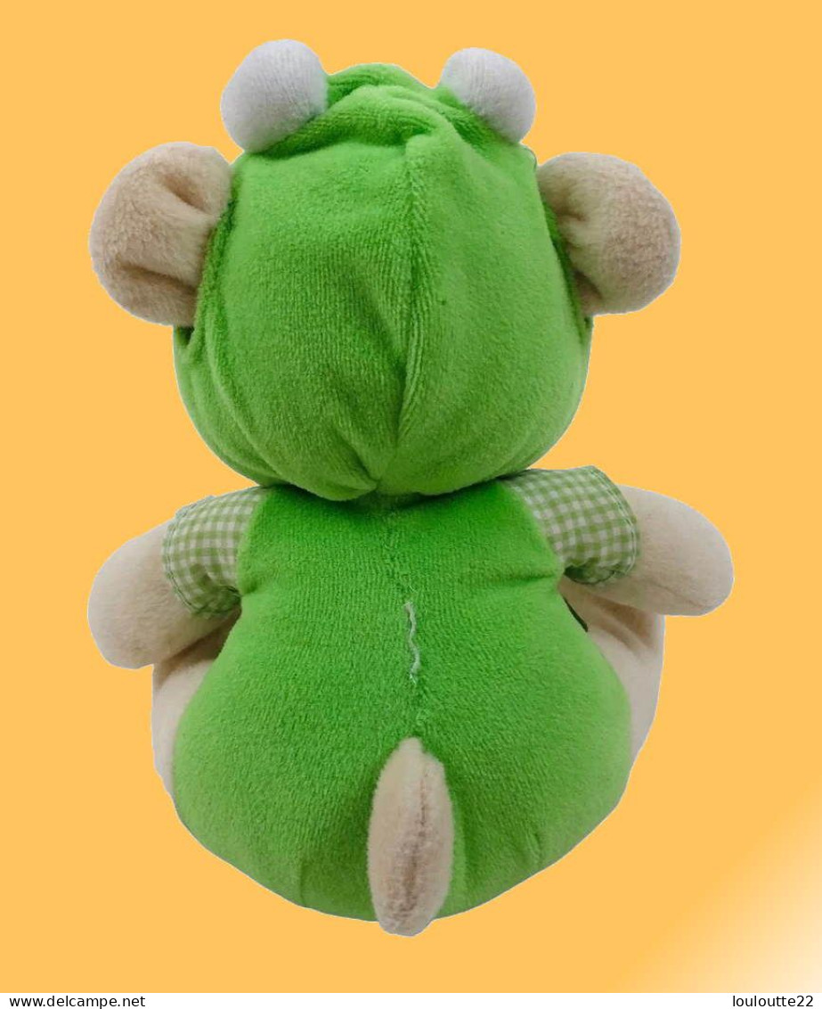 Nature Bearries Peluche Green Frog Teddy Bear - Ours