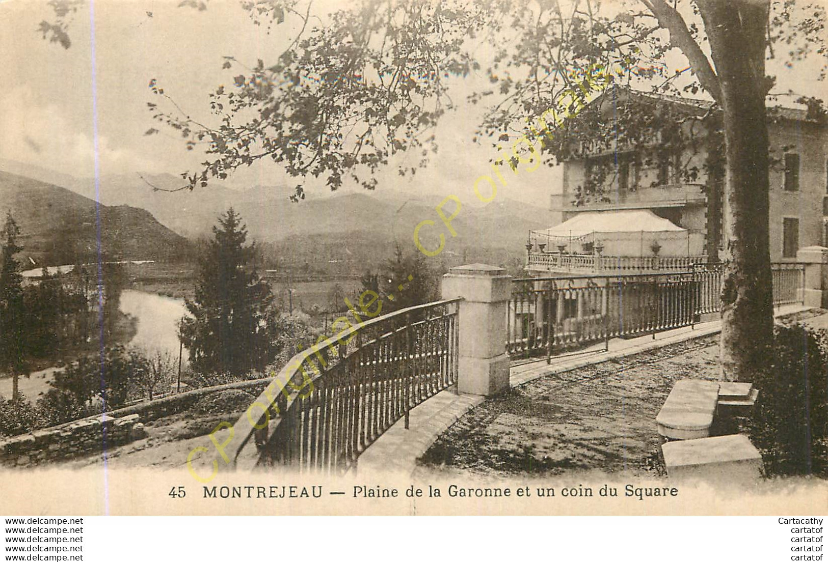 31.  MONTREJEAU .  Plaine De La Garonne Et Un Coin Du Square . - Montréjeau