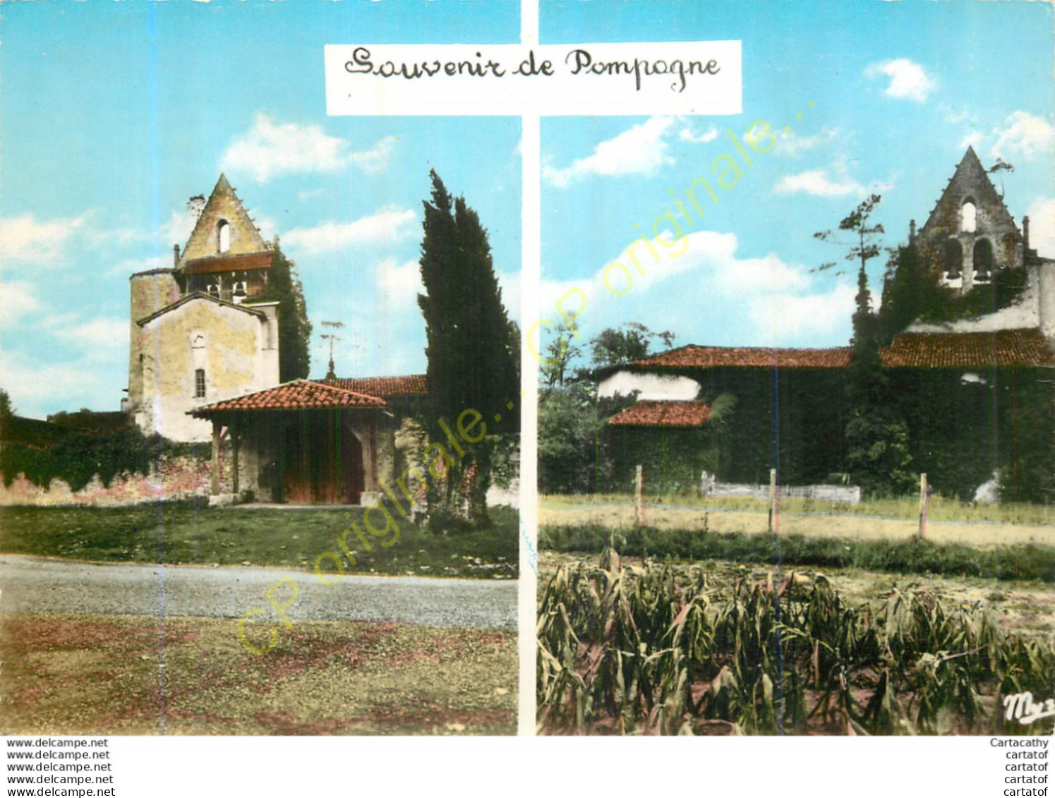 47.  SOUVENIR  De  POMPOGNE . L'Eglise . - Autres & Non Classés