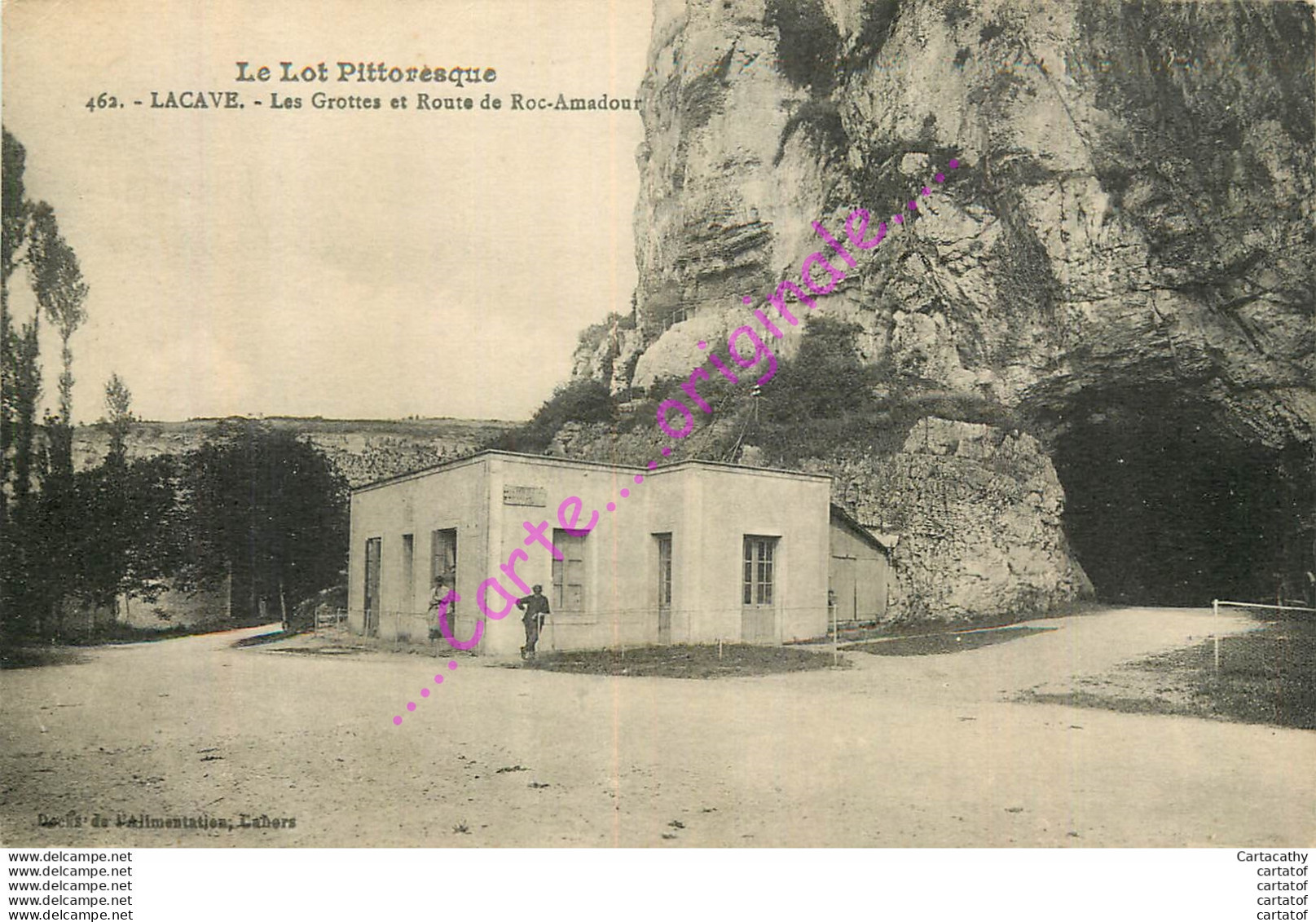 46.  LACAVE .  Les Grottes Et Route De Roc-Amadour . - Lacave