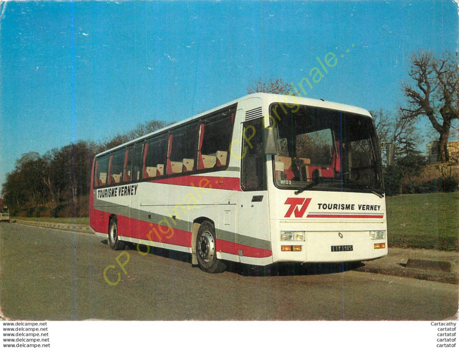 AUTOBUS  CAR  TOURISME VERNEY . - Andere & Zonder Classificatie