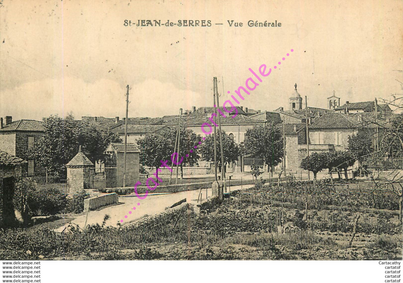 30.  SAINT JEAN DE SERRES .  Vue Générale . - Other & Unclassified