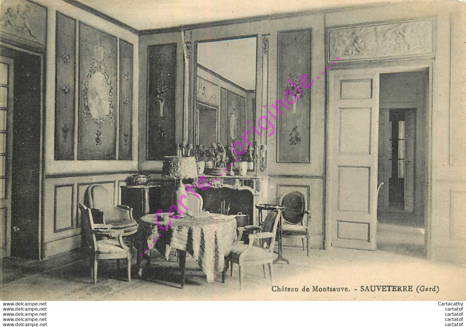 30.  SAUVETERRE .  Château De Montsauve .  GARD . - Altri & Non Classificati