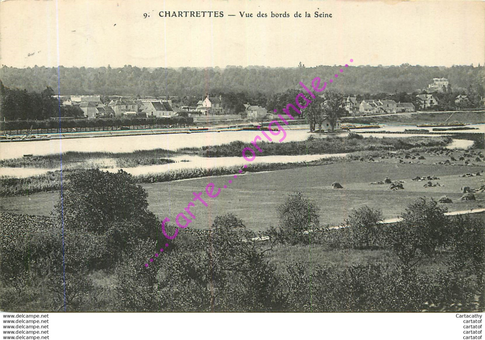 77.  CHARTRETTES .  Vue Des Bords De La Seine . - Andere & Zonder Classificatie