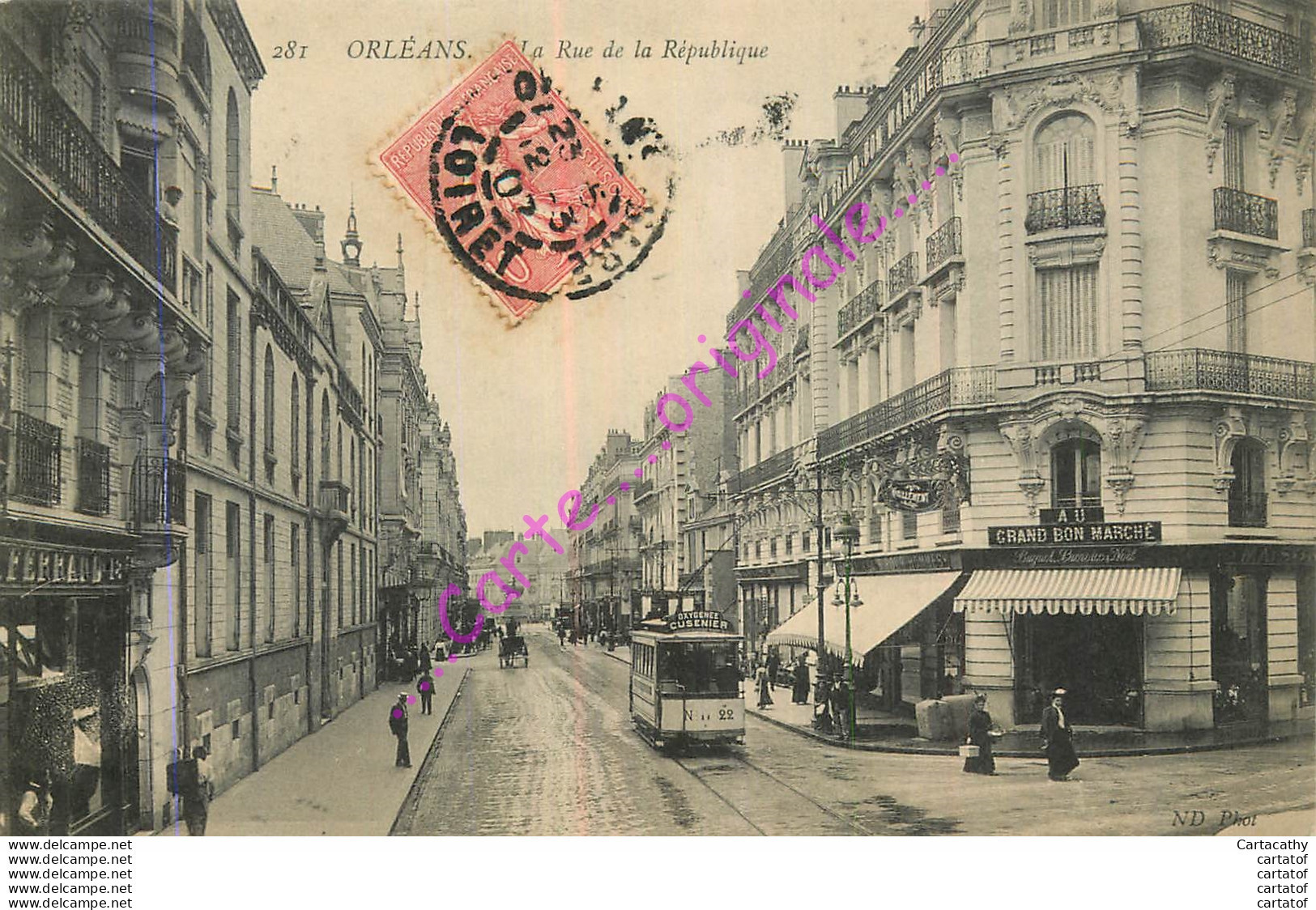 45.  ORLEANS .  La Rue De La République . - Orleans