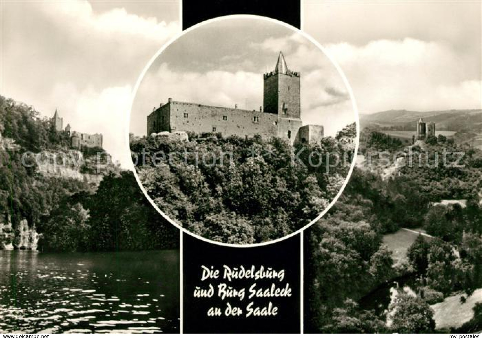 73031701 Bad Koesen Die Rudelsburg Und Burg Saaleck An Der Saale Bad Koesen - Bad Kösen