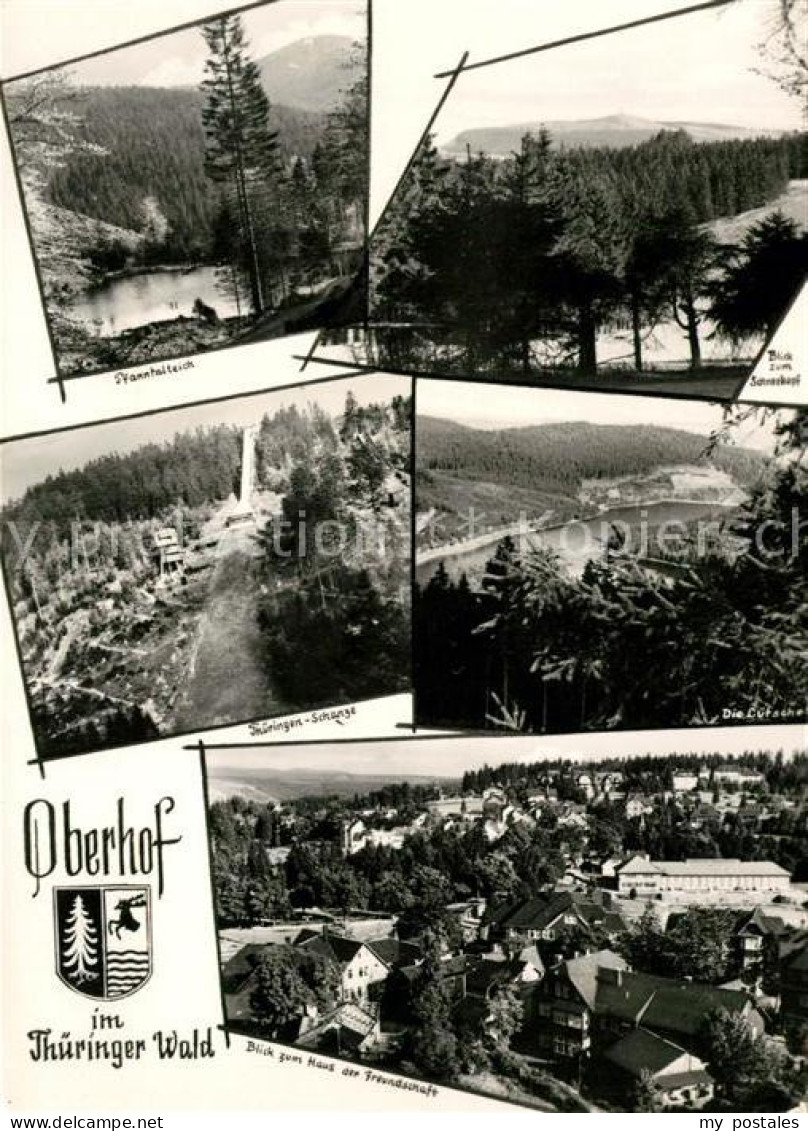 73031643 Oberhof Thueringen Pfanntalteich Sonnenhof Schanze Panorama Haus Der Fr - Oberhof