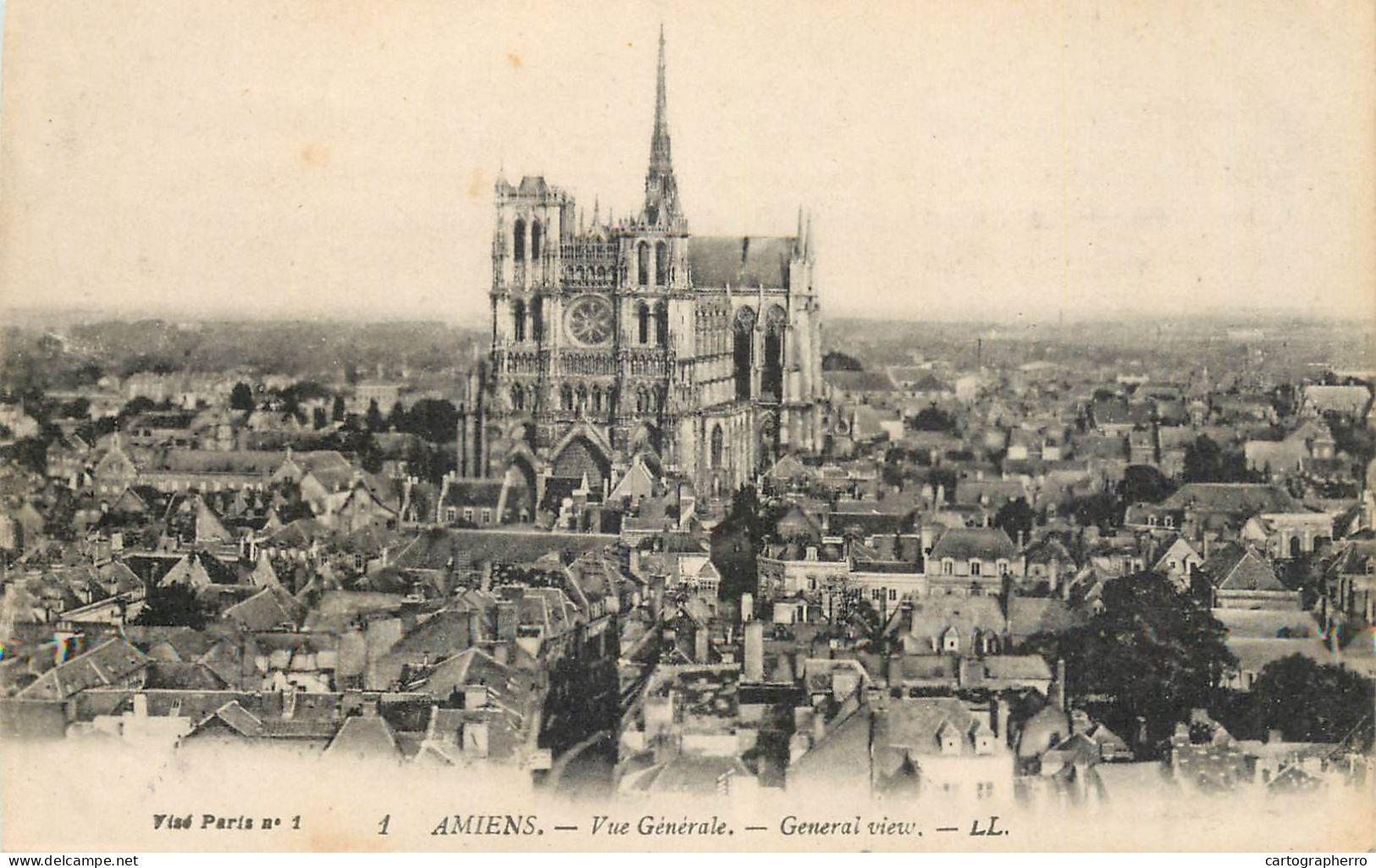 CPA France Amiens Panorama - Amiens