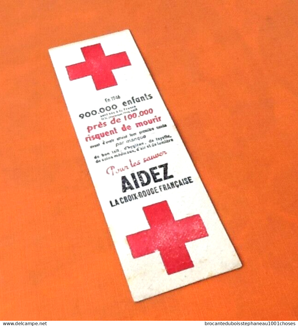 Ancien Signet / Marque-page Publicitaire La Croix-Rouge - Bookmarks