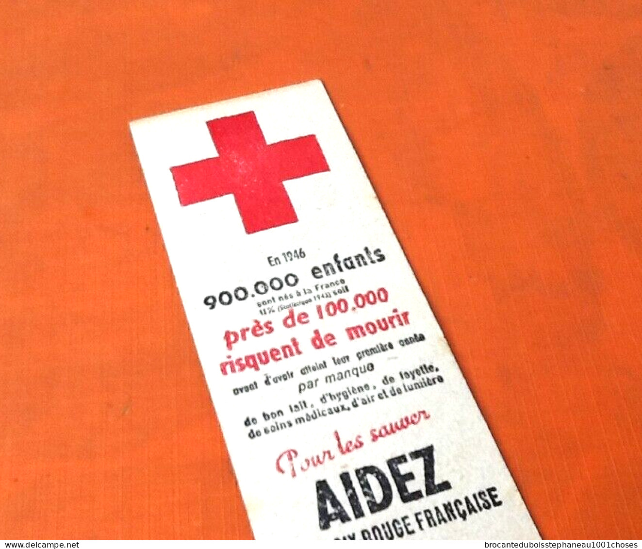 Ancien Signet / Marque-page Publicitaire La Croix-Rouge - Bookmarks