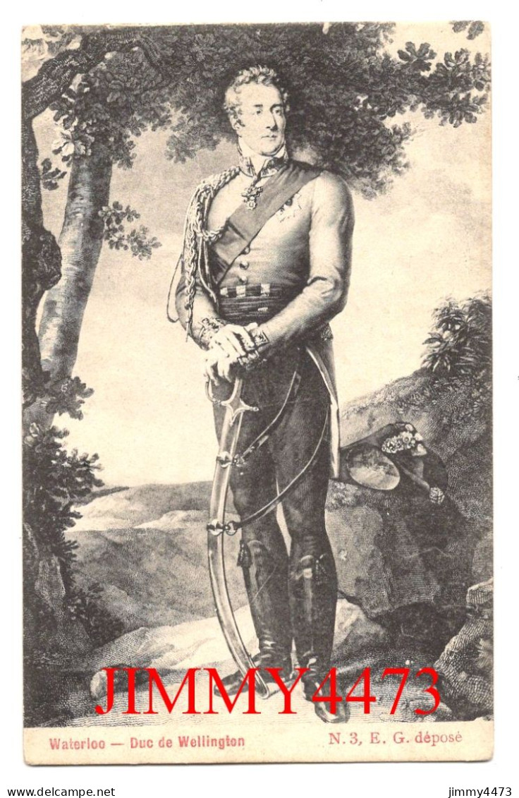 CPA - WATERLOO - Duc De Wellington - Brabant Wallon - N. 3  E. G. Déposé - Politische Und Militärische Männer