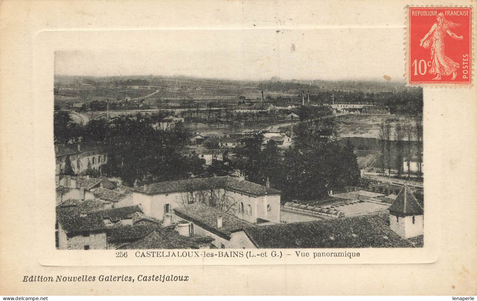 D8925 Casteljaloux Les Bains Vue Panoramique - Andere & Zonder Classificatie