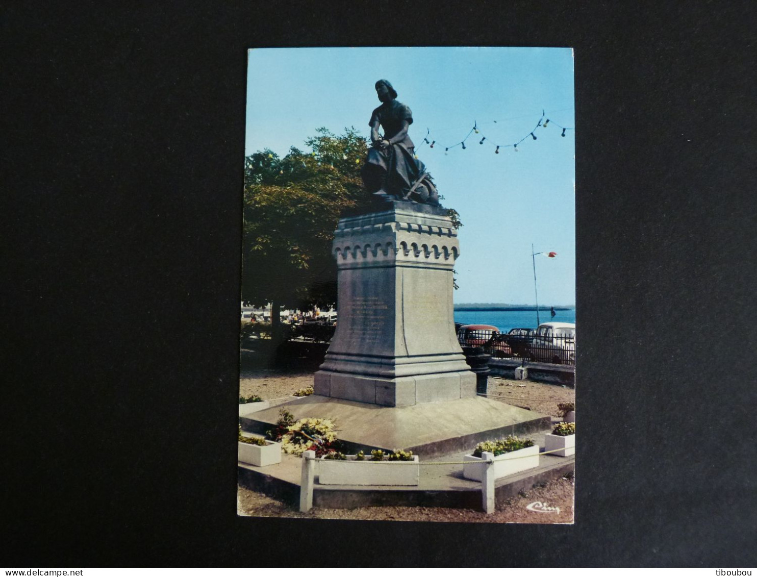 LE CROTOY - SOMME - FLAMME SUR MARIANNE CHEFFER - STATUE DE JEANNE D'ARC PRISONNIERE AU CROTOY - Maschinenstempel (Werbestempel)