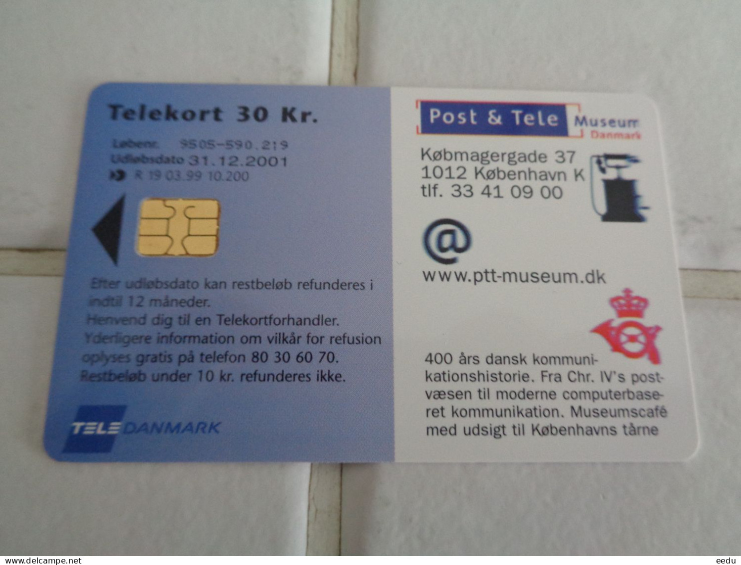 Denmark Phonecard - Telephones