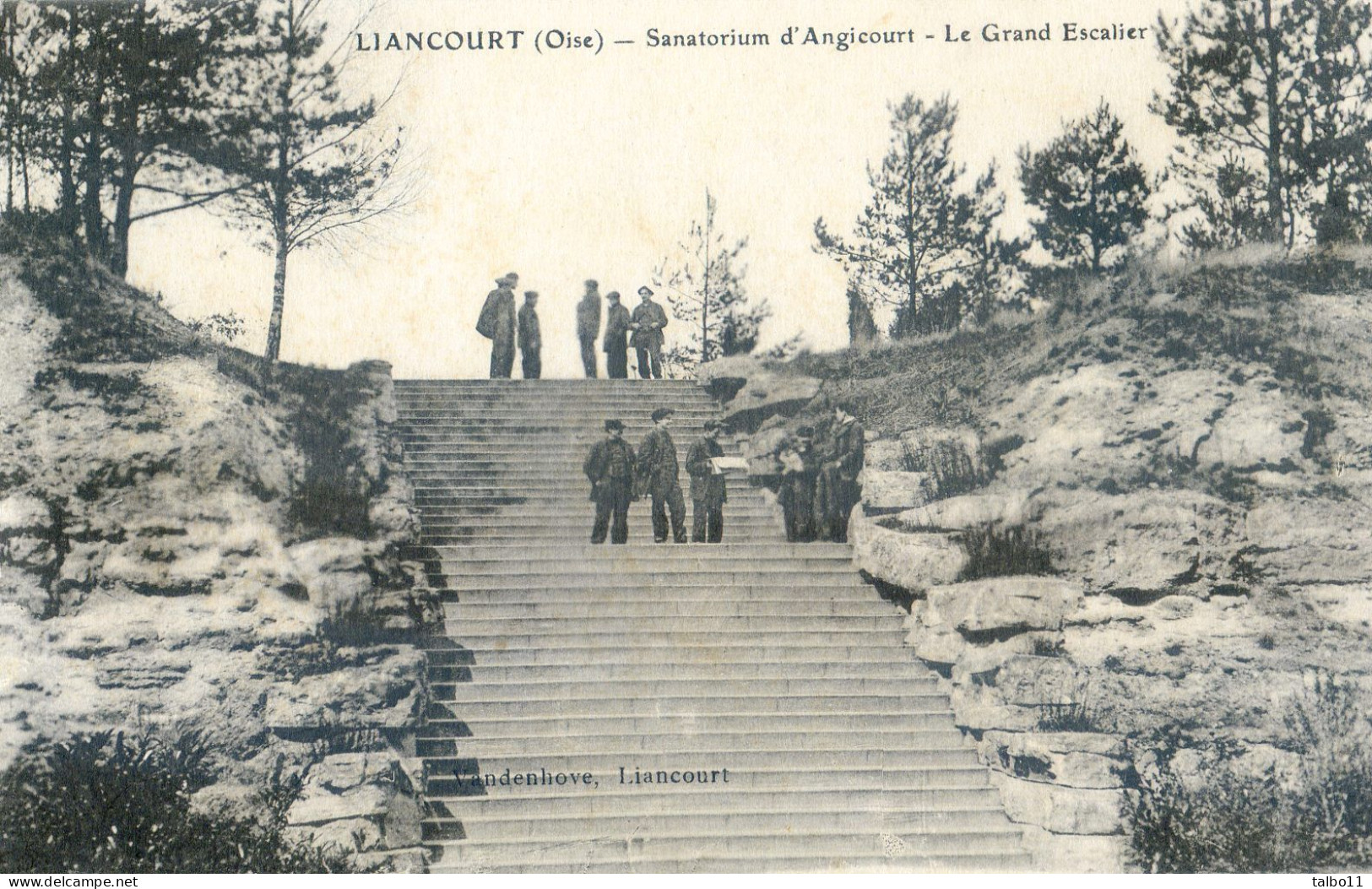60 - Liancourt - Sanatorium - Le Grand Escalier - Liancourt