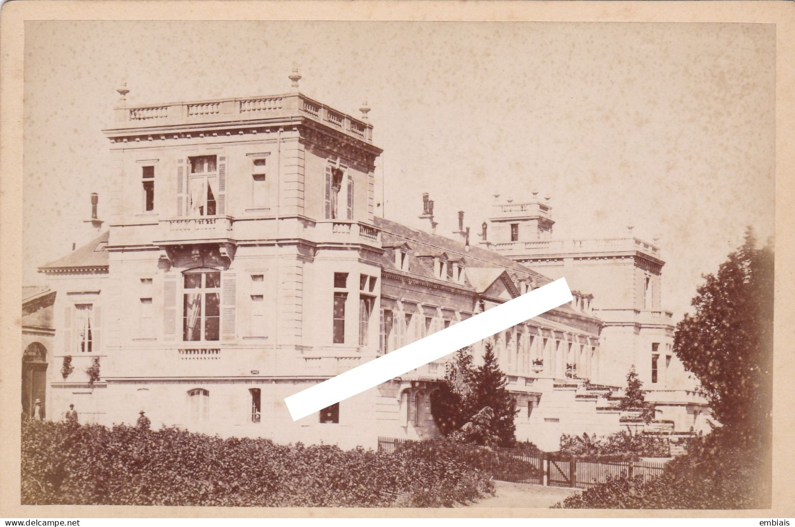 SAINT-JULIEN BEYCHEVELLE 1880/90 Château Ducru-Beaucaillou Propriétaire Du Domaine Mr Johnston Photographie A.Tepereau - Lugares