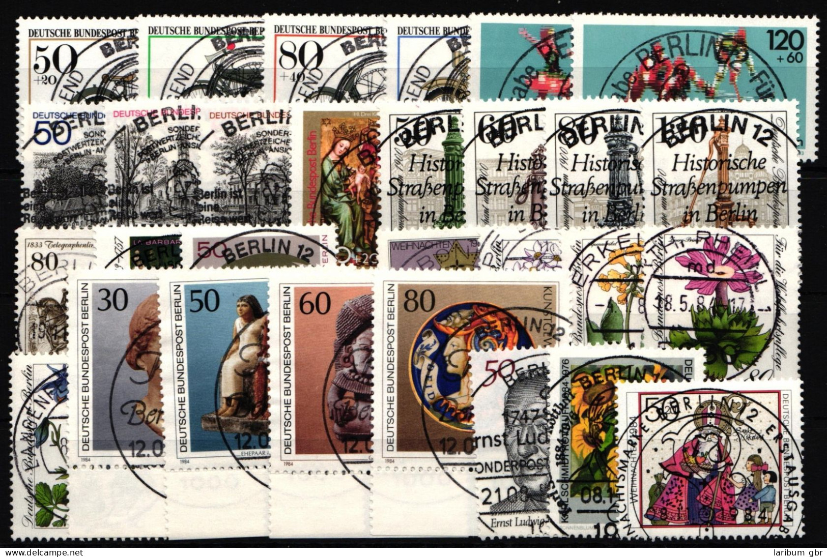 Berlin Lot Gestempelt Nur Vollstempel Viele Sonderstempel #JL192 - Collections