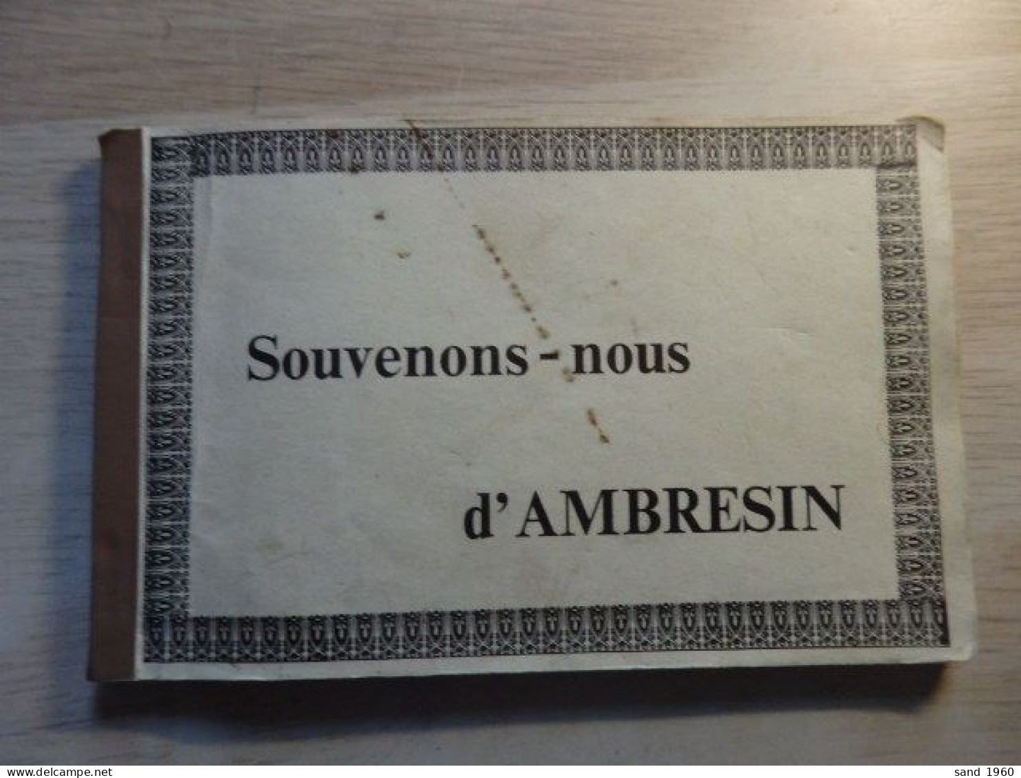 Carnet Souvenons nous d'Ambresin - Tram - Sucrerie - Presbytère - Ferme Jadoul - Boucherie Jadoul Etc...- 20 Scans
