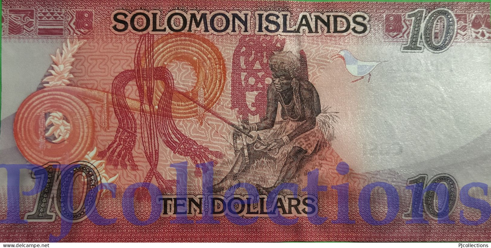 SOLOMON ISLANDS 10 DOLLARS 2017 PICK 33 UNC LOW SERIAL NUMBER "A/1 0048**" - Salomons