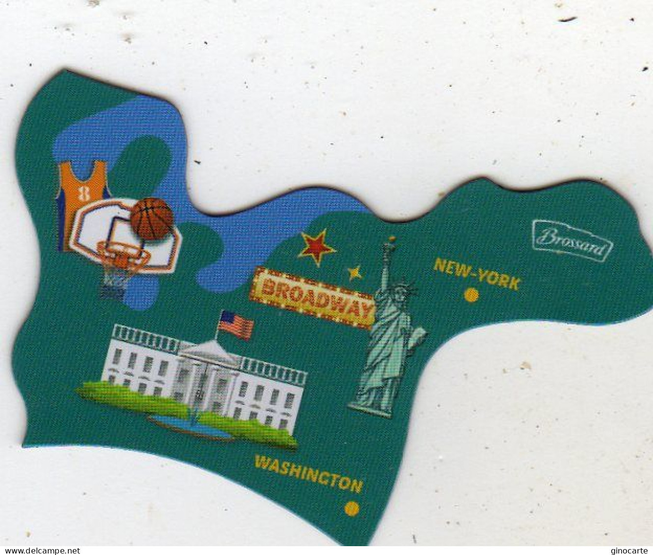 Magnets Magnet Brossard Savane Continent Amerique Etats Unis New York - Tourisme
